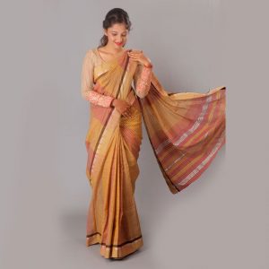 Check Cotton Saree